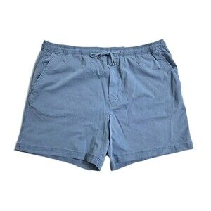 American Eagle Trekker Shorts Men's XL Blue 7" Flex Lived-In Drawstring NEW